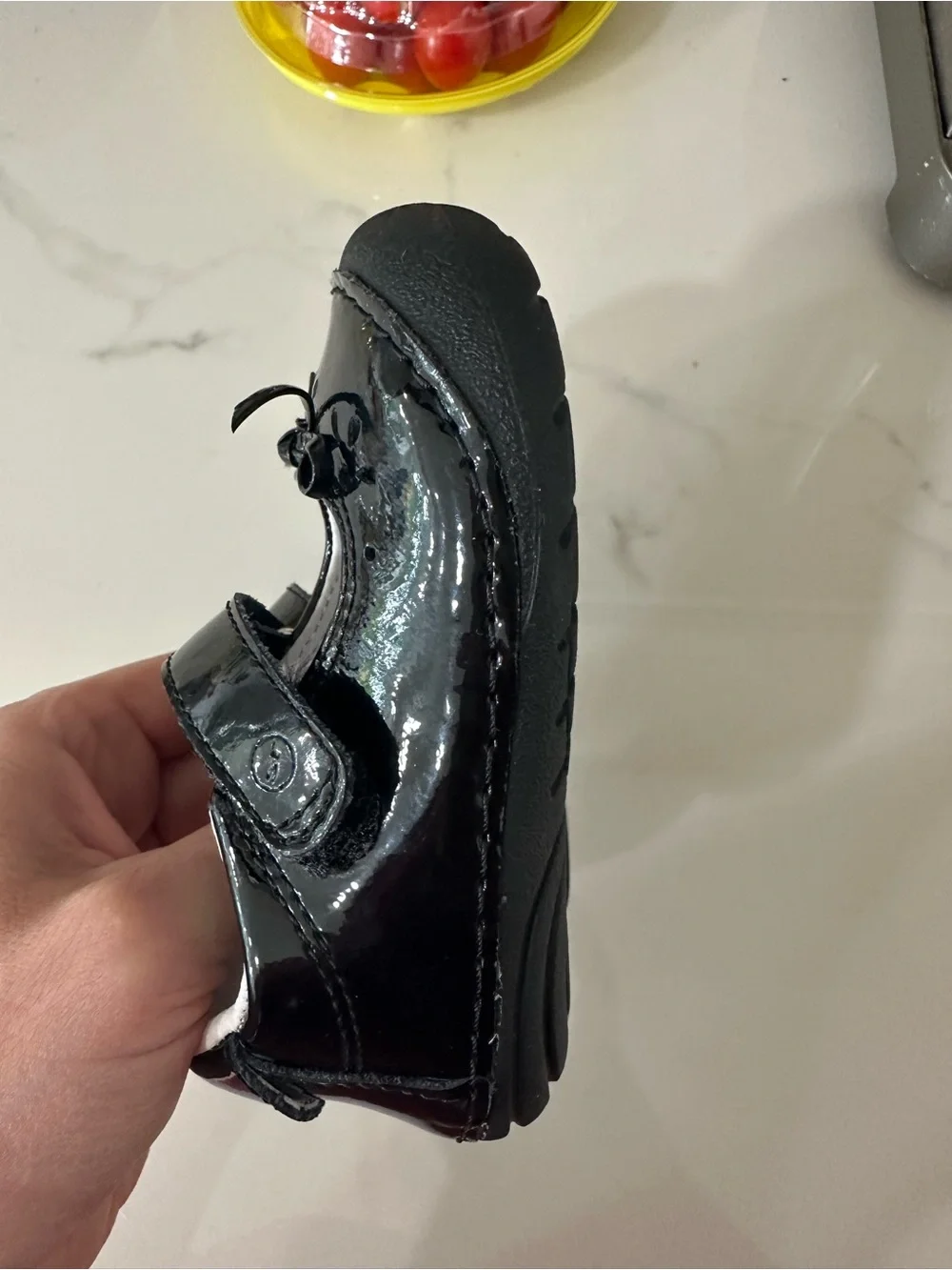 Stride Rite Black Patent Mary Jane Toddler Shoes